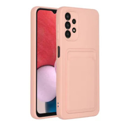 Viedtālruņa aizmugurējais vāciņš Samsung Galaxy A13 5G CARD Case Pink