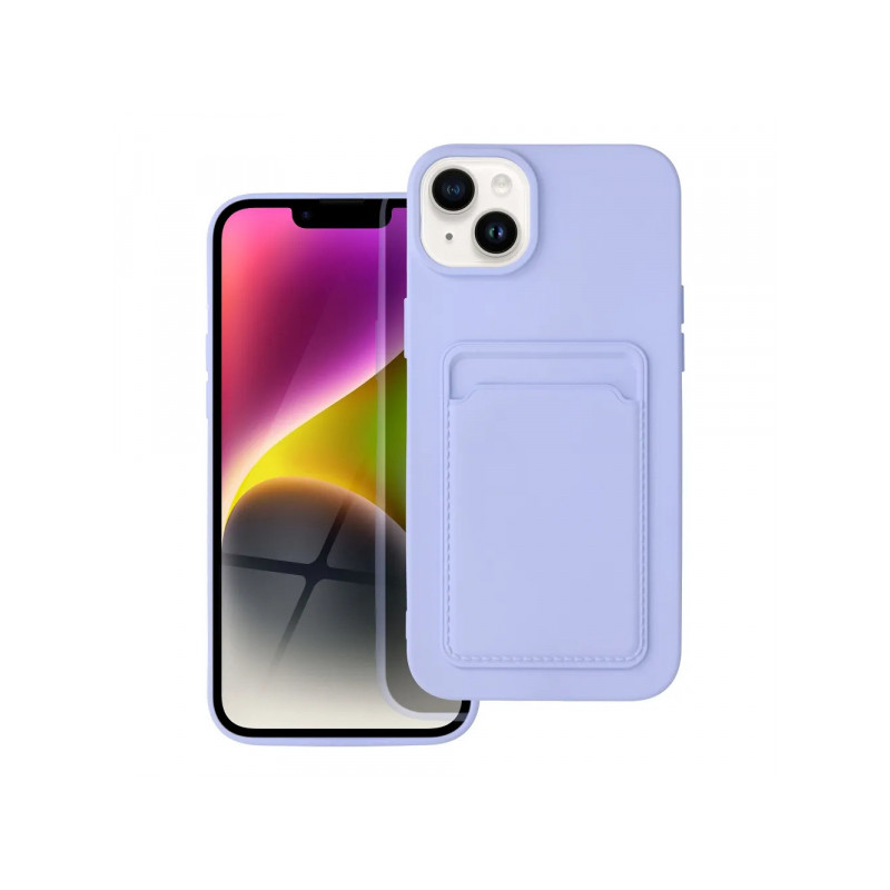 Viedtālruņa aizmugurējais vāciņš Samsung Galaxy S22 Ultra CARD Case Violet