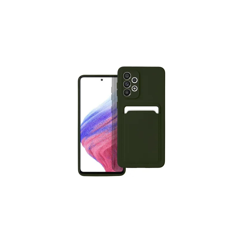 Viedtālruņa aizmugurējais vāciņš Samsung Galaxy A33 5G CARD Case Green