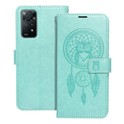 Viedtālruņa atveramais maciņš Xiaomi Redmi Note 11 / 11S Mezzo Book Dreamcatcher Green