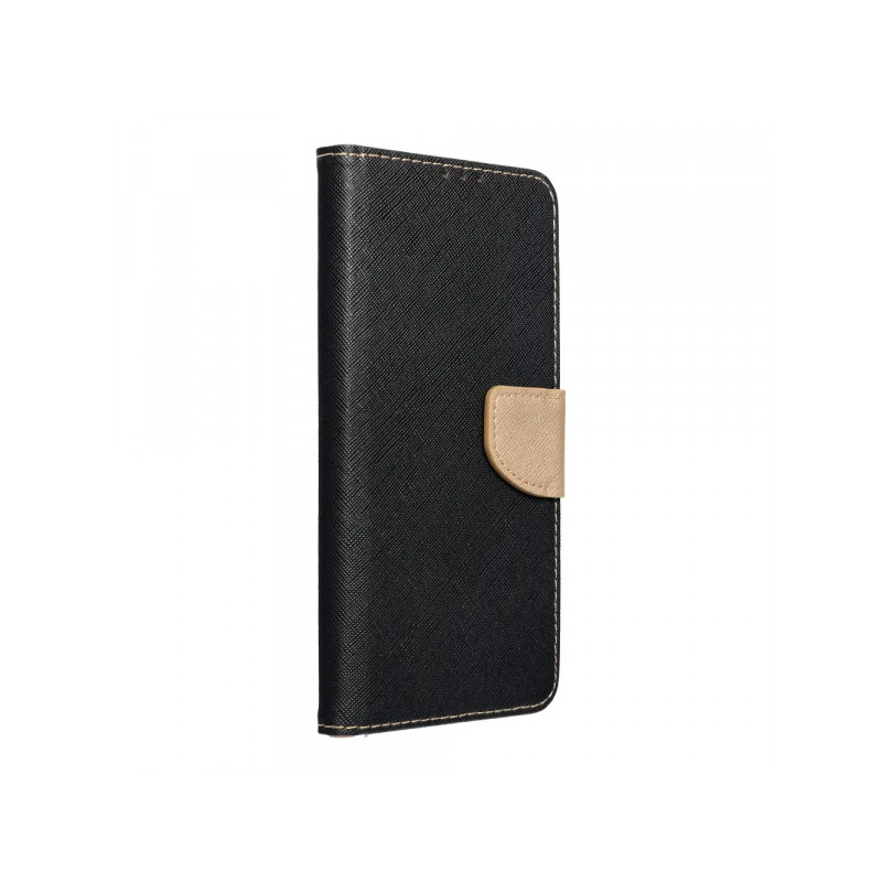 Viedtālruņa atveramais maciņš Samsung Galaxy S23 Fancy Book Black-Gold Black