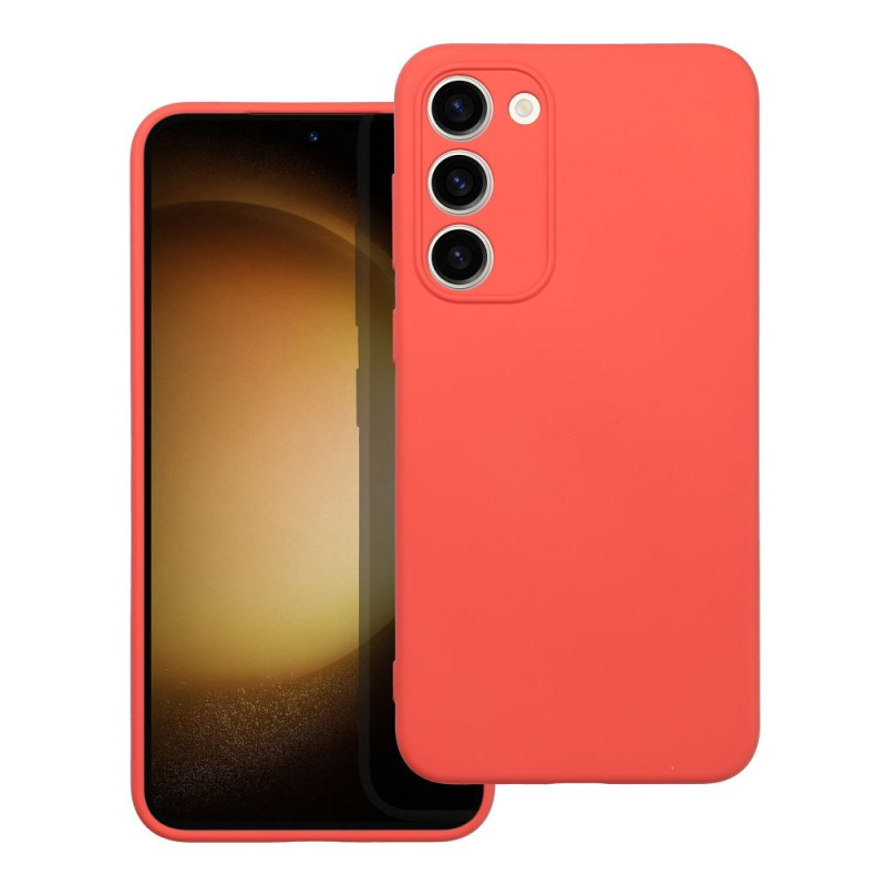 Viedtālruņa aizmugurējais vāciņš Samsung Galaxy S23 Plus Silicone PART Peach