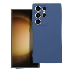 Viedtālruņa aizmugurējais vāciņš Samsung Galaxy S23 Ultra Silicon Blue