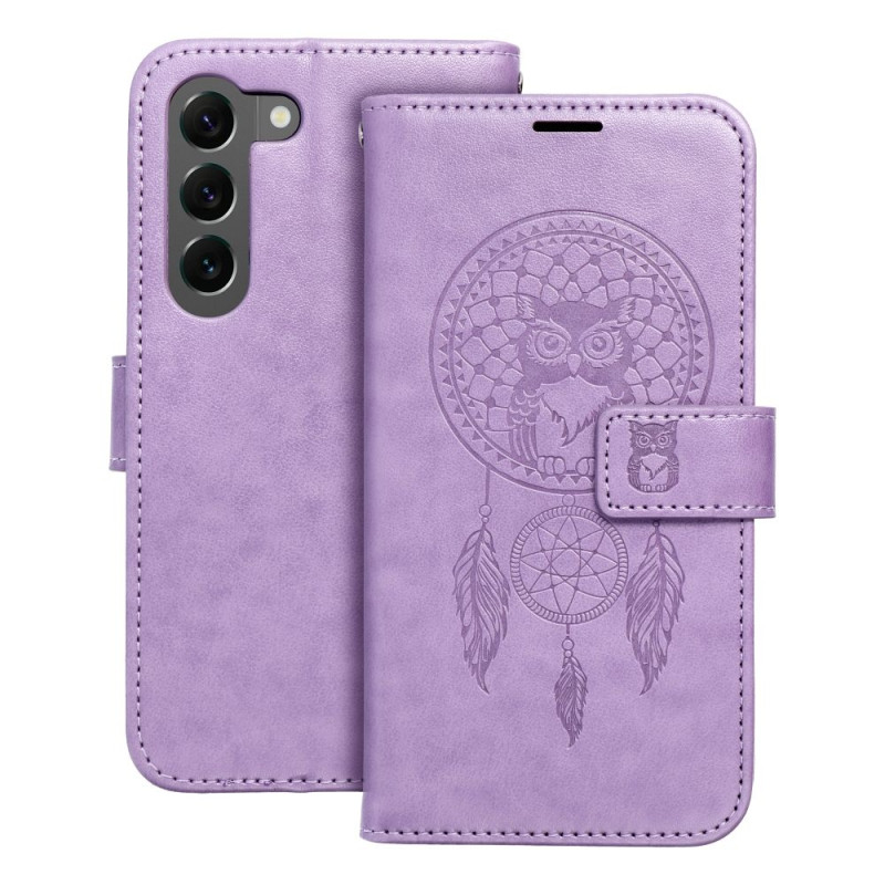 Viedtālruņa atveramais maciņš Samsung Galaxy S23 Mezzo Book Dreamcatcher Purple