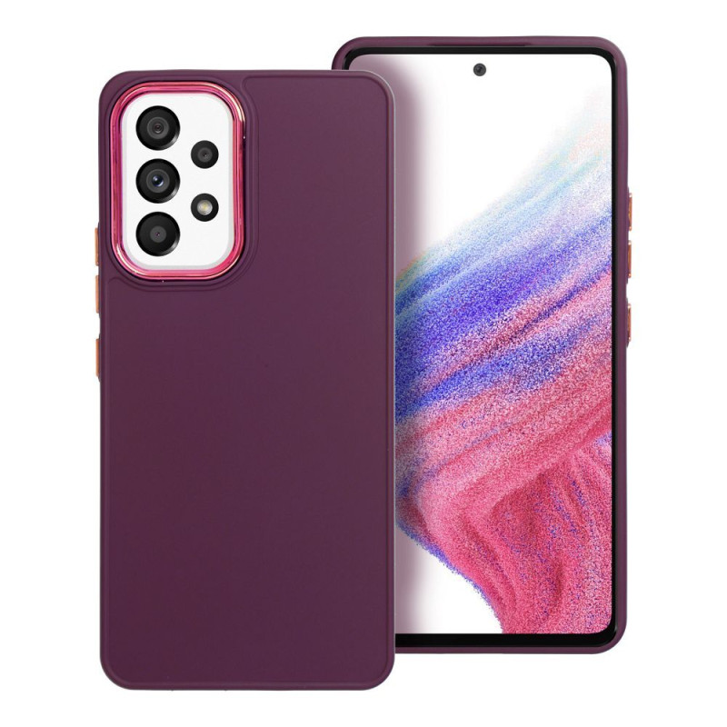 Viedtālruņa aizmugurējais vāciņš Samsung Galaxy A53 5G Frame case Violet