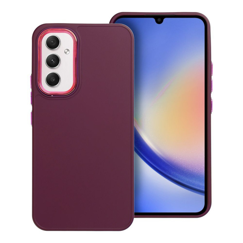 Viedtālruņa aizmugurējais vāciņš Samsung Galaxy A54 5G Frame Violet