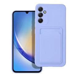 Viedtālruņa aizmugurējais vāciņš Samsung Galaxy A34 5G CARD Case Violet