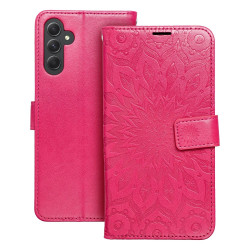 Viedtālruņa atveramais maciņš Samsung Galaxy A34 5G Mezzo Book Mandala Magenta