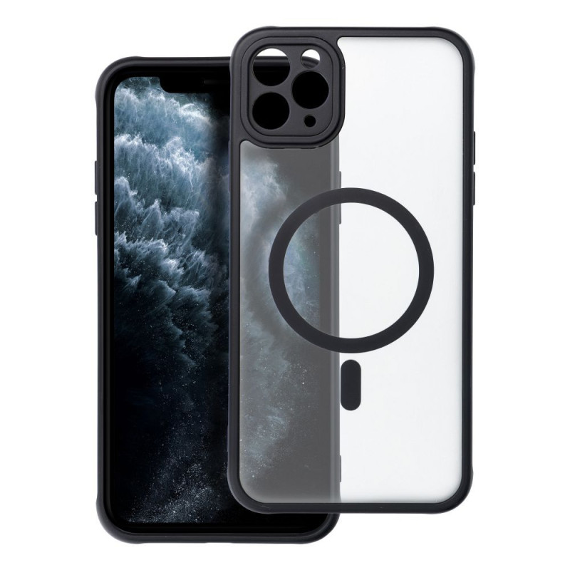 Viedtālruņa aizmugurējais vāciņš Apple iPhone 11 Pro Max Full matte mag Black