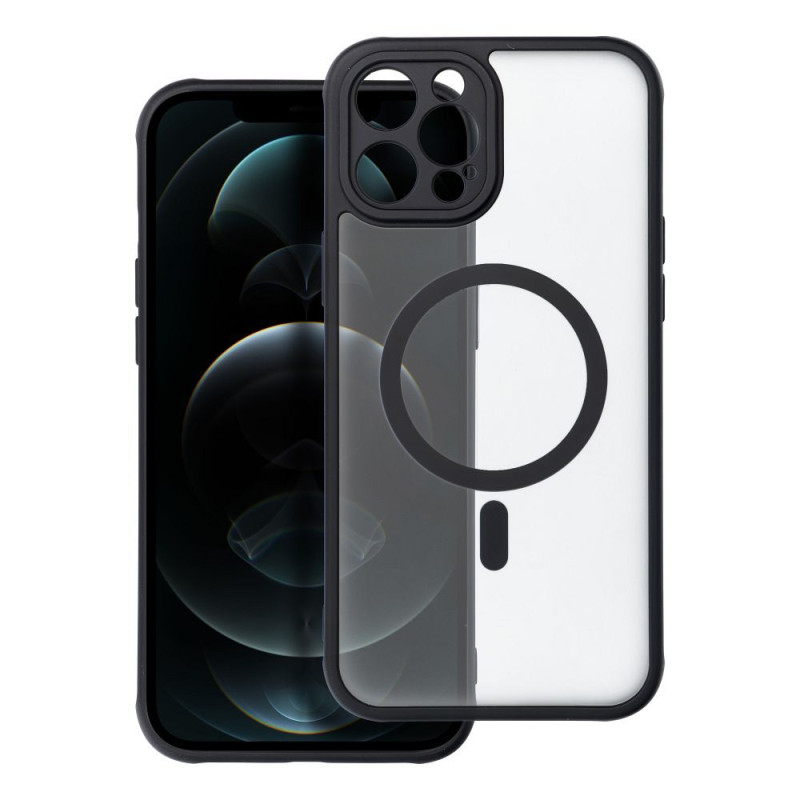 Viedtālruņa aizmugurējais vāciņš Apple iPhone 12 Pro Max Full matte mag Black