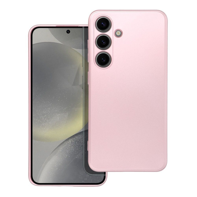 Viedtālruņa aizmugurējais vāciņš Samsung Galaxy S24 Metallic Pink