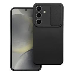 Viedtālruņa aizmugurējais vāciņš Samsung Galaxy S24 Camshield Slide Black
