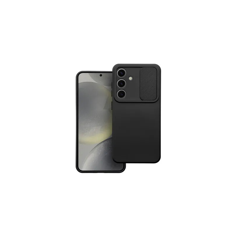 Viedtālruņa aizmugurējais vāciņš Samsung Galaxy S24 Camshield Slide Black