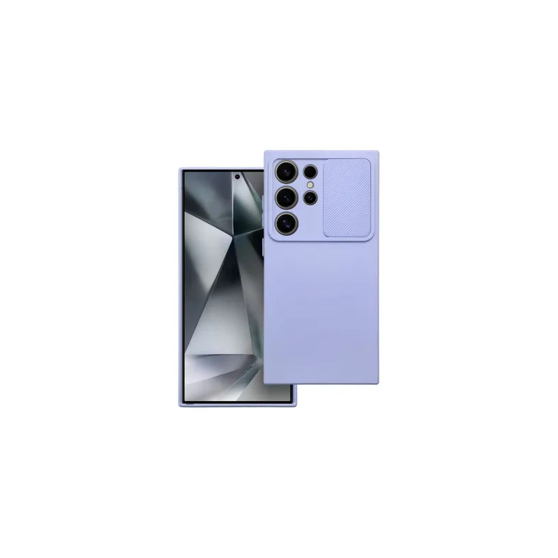 Viedtālruņa aizmugurējais vāciņš Samsung Galaxy S24 Ultra Camshield Slide Lavanda