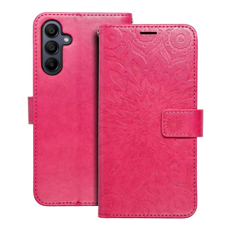 Viedtālruņa atveramais maciņš Samsung Galaxy A15 Pink