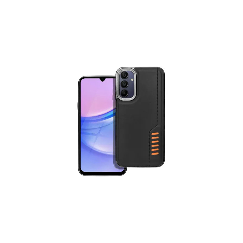Viedtālruņa aizmugurējais vāciņš Samsung Galaxy A15 5G Milano case Black