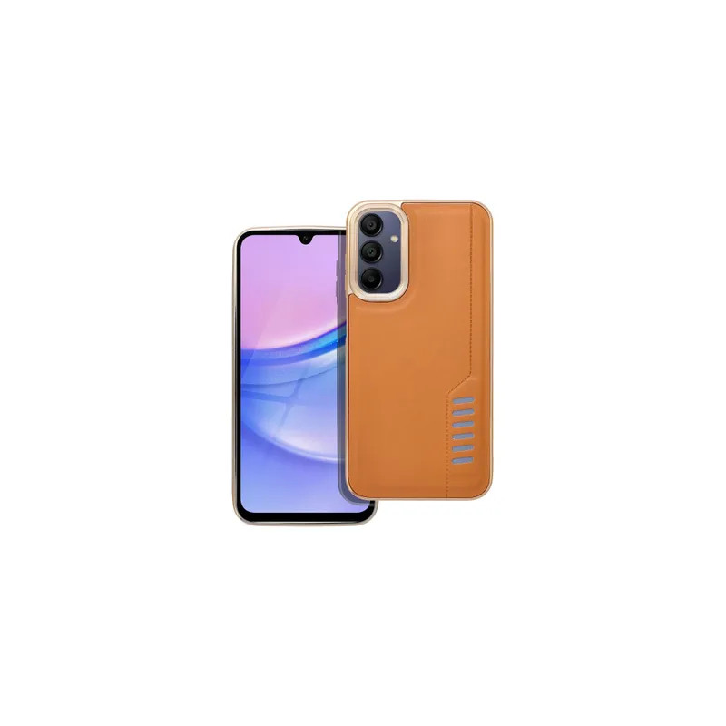 Viedtālruņa aizmugurējais vāciņš Samsung Galaxy A15 5G Milano case Brown