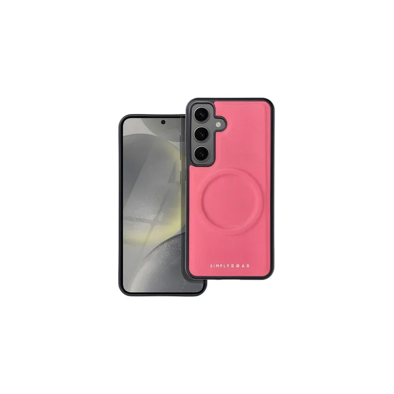 Viedtālruņa aizmugurējais vāciņš Samsung Galaxy S24 Roar Mag Morning Bright Pink