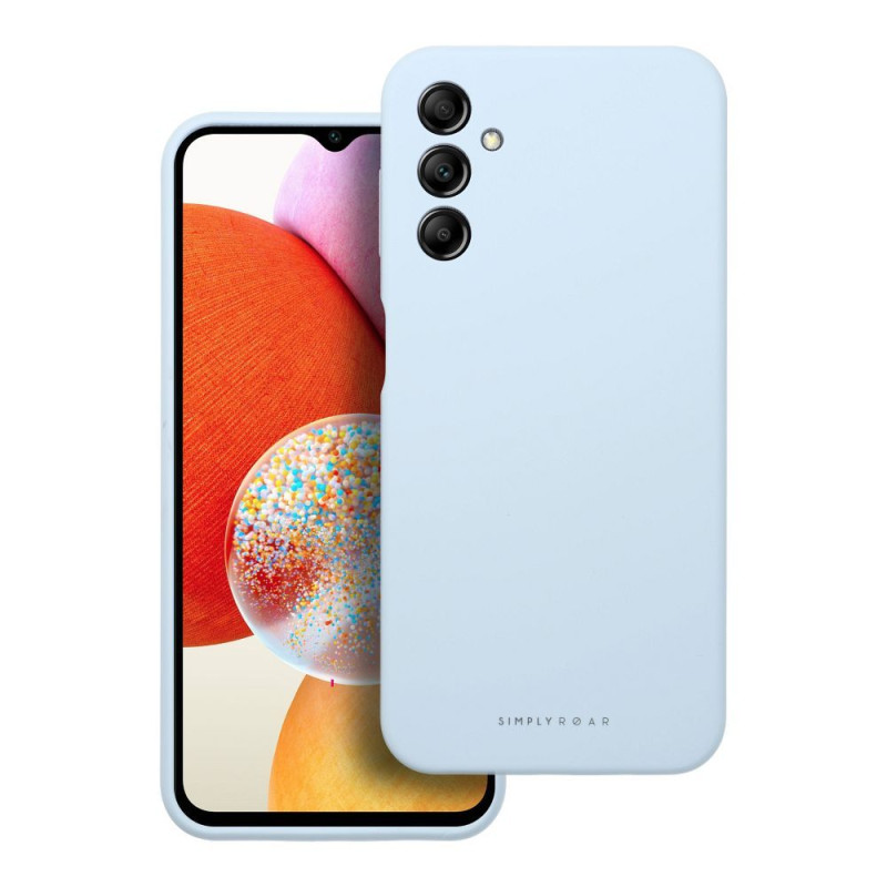 Viedtālruņa aizmugurējais vāciņš Samsung Galaxy A14 Cloud Skin Blue