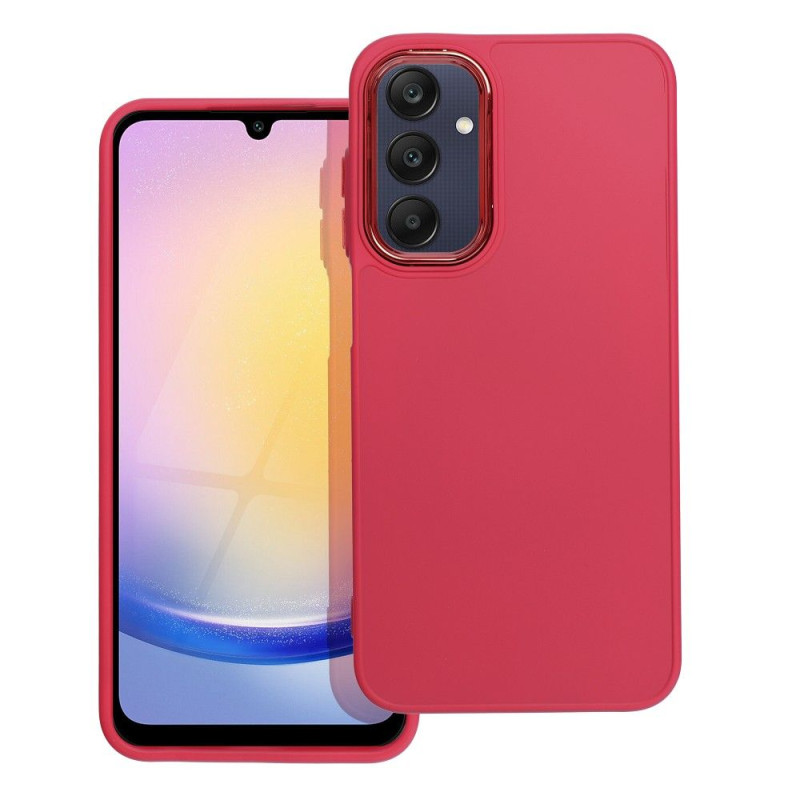 Viedtālruņa aizmugurējais vāciņš Samsung Galaxy A25 Galaxy A25 Rozā