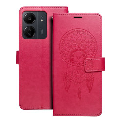 Viedtālruņa atveramais maciņš Xiaomi Redmi 13C Mezzo Book Mandala Pink