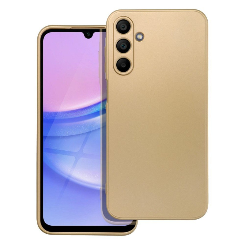 Viedtālruņa aizmugurējais vāciņš Samsung Galaxy A15 Zelta