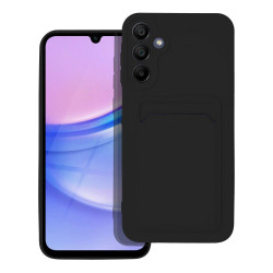 Viedtālruņa aizmugurējais vāciņš Samsung Galaxy A15 5G CARD Case Black
