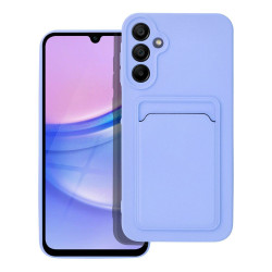 Viedtālruņa aizmugurējais vāciņš Samsung Galaxy A15 5G CARD Case Violet