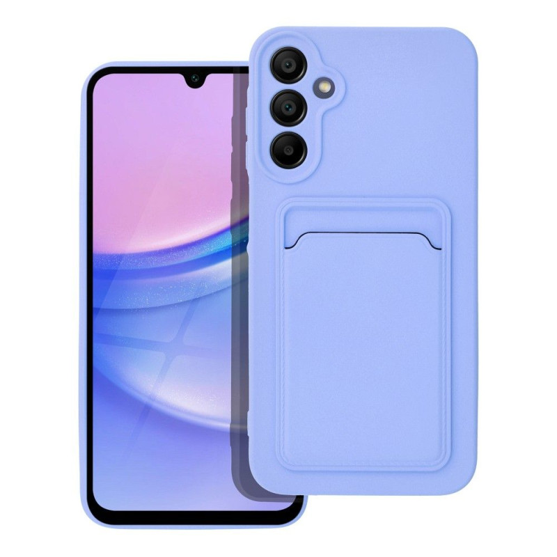 Viedtālruņa aizmugurējais vāciņš Samsung Galaxy A15 5G CARD Case Violet