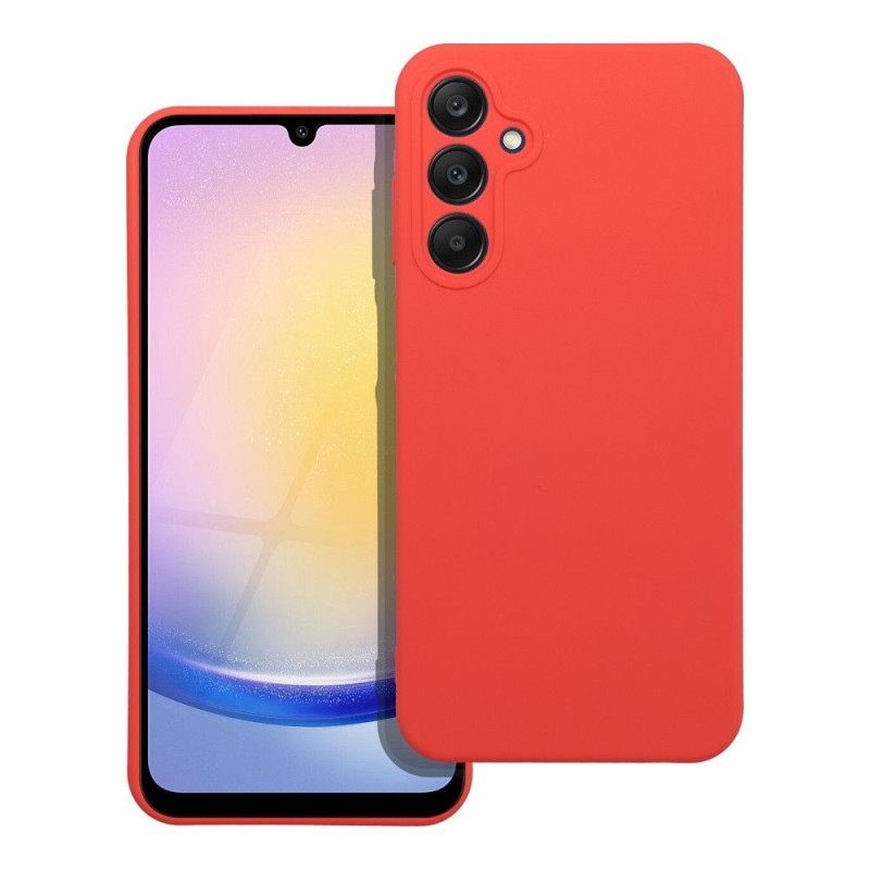 Viedtālruņa aizmugurējais vāciņš Samsung Galaxy A25 5G Silicone PART Peach