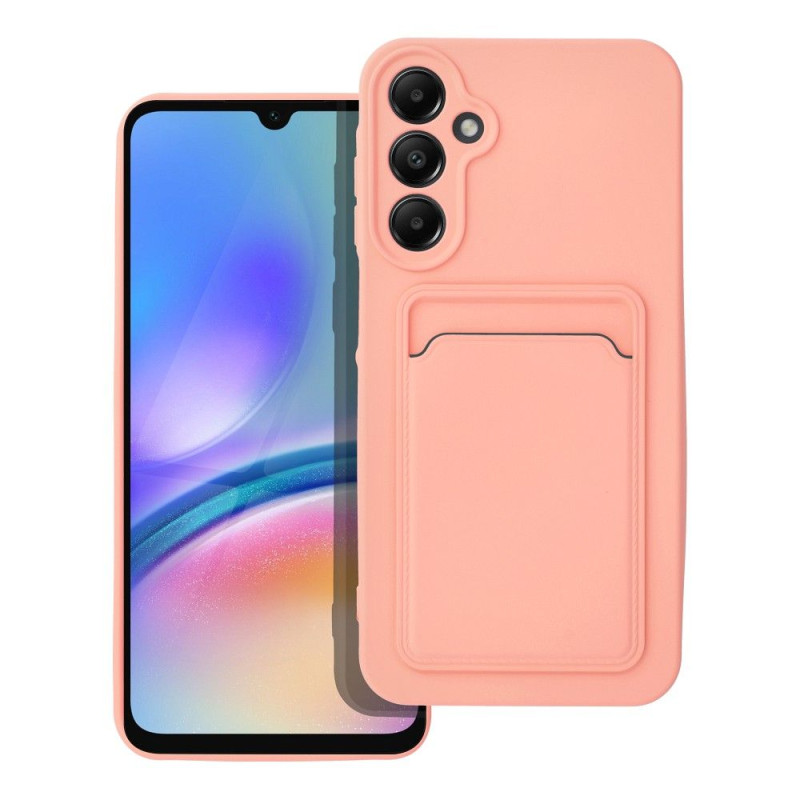 Viedtālruņa aizmugurējais vāciņš Samsung Galaxy A25 5G CARD Case Pink