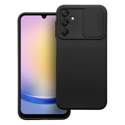 Viedtālruņa aizmugurējais vāciņš Samsung Galaxy A25 5G Camshield Slide Black