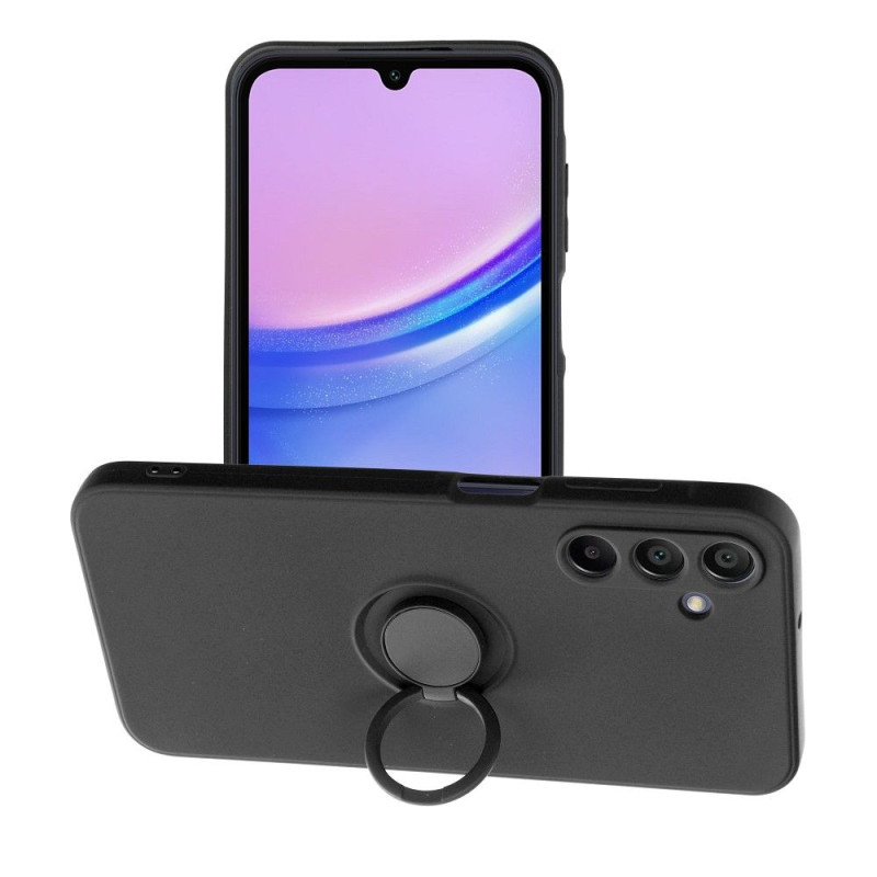 Viedtālruņa aizmugurējais vāciņš Samsung Galaxy A15 5G Silicone Ring Black
