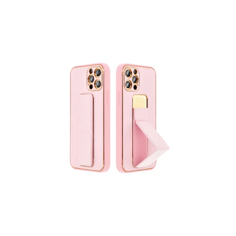 Viedtālruņa aizmugurējais vāciņš Samsung Galaxy S23 FE Kickstand Case Pink