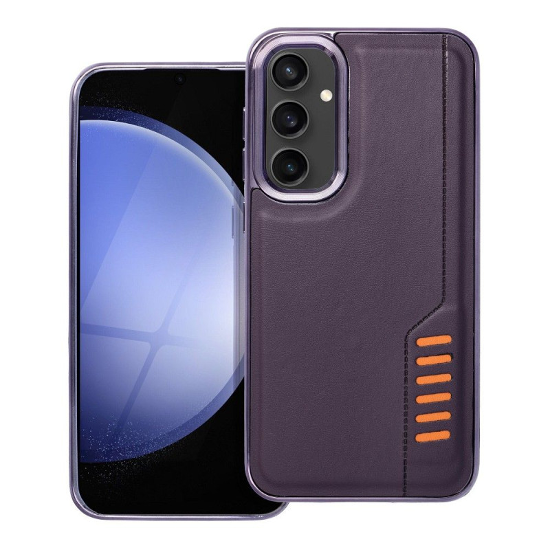 Viedtālruņa aizmugurējais vāciņš Samsung Galaxy S23 FE Milano case Dark Violet