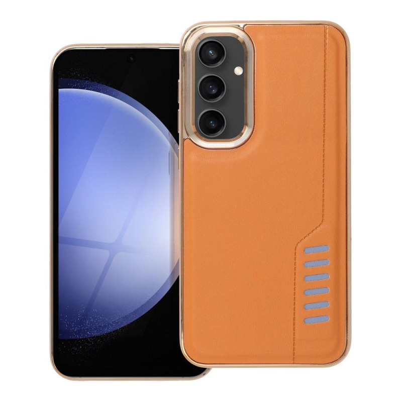 Viedtālruņa aizmugurējais vāciņš Samsung Galaxy S23 FE Milano case Brown