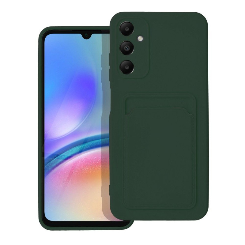 Viedtālruņa aizmugurējais vāciņš Samsung Galaxy A05S CARD Case Green