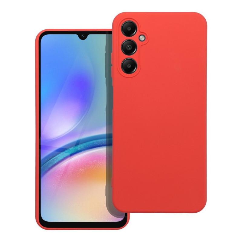 Viedtālruņa aizmugurējais vāciņš Apple Galaxy A05S Silicon Orange