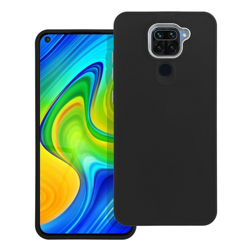 Viedtālruņa aizmugurējais vāciņš Xiaomi Redmi Note 9 Melna