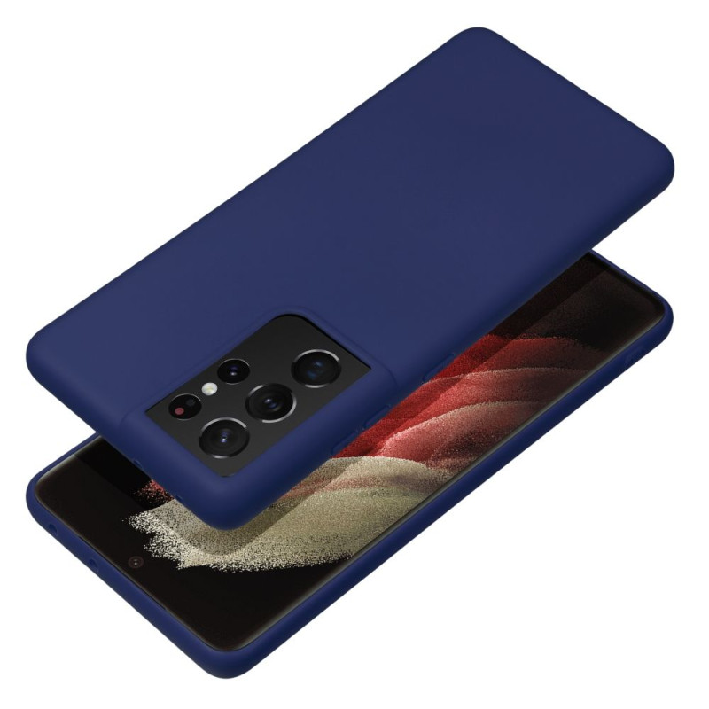 Viedtālruņa aizmugurējais vāciņš Samsung Galaxy A55 5G Soft Case Blue