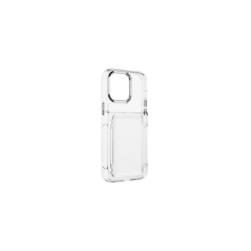 Viedtālruņa aizmugurējais vāciņš Samsung iPhone 15 Pro Max CARD Case Transparent