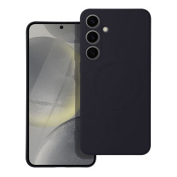Viedtālruņa aizmugurējais vāciņš Samsung Galaxy S24 Plus Silicone Mag Black