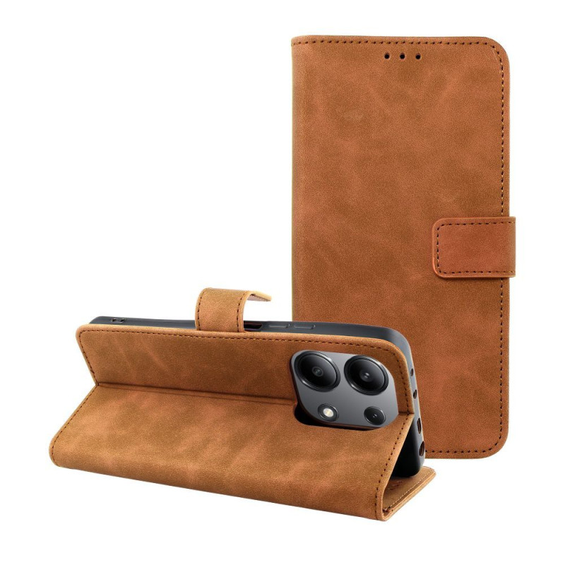 Viedtālruņa atveramais maciņš Xiaomi Redmi Note 13 Tender Brown