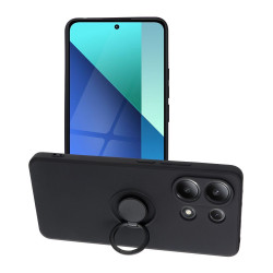 Viedtālruņa aizmugurējais vāciņš Xiaomi Redmi Note 13 Silicone Ring Case Black