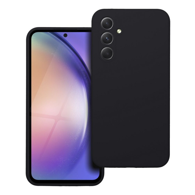 Viedtālruņa aizmugurējais vāciņš Samsung Galaxy A54 5G Silicone case Black