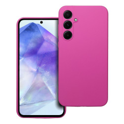 Viedtālruņa aizmugurējais vāciņš Samsung Galaxy A55 5G Silicon 2mm Bright Pink