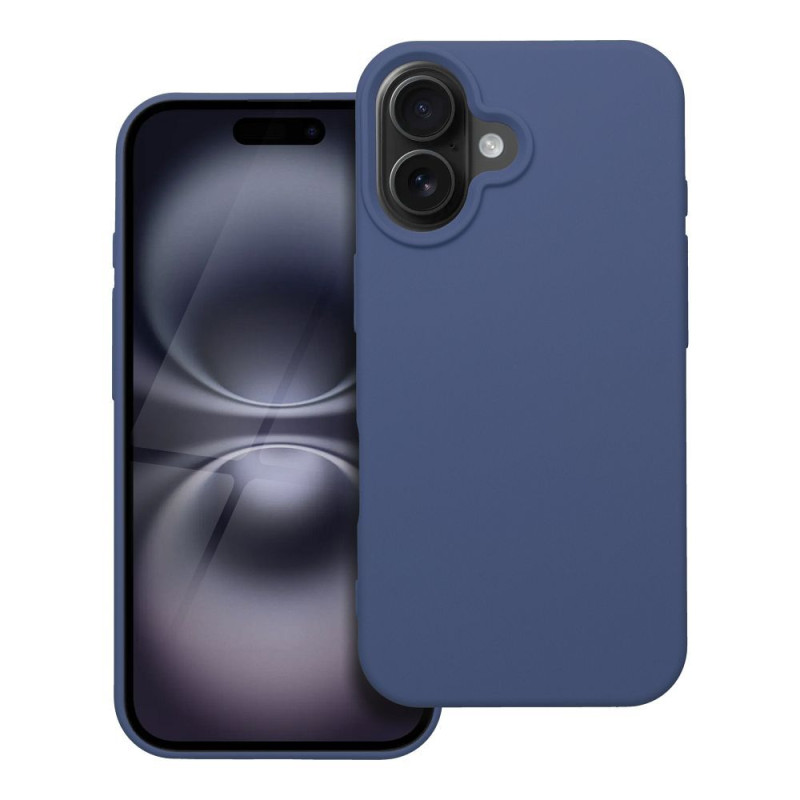 Viedtālruņa aizmugurējais vāciņš Apple Iphone 16 iPhone 16 Zila