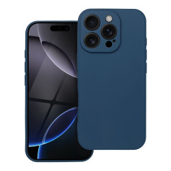 Viedtālruņa aizmugurējais vāciņš Apple iPhone 16 Pro Soft Case Dark Blue