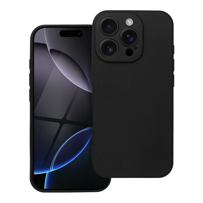 Viedtālruņa aizmugurējais vāciņš Apple iPhone 16 Pro Soft Case Black