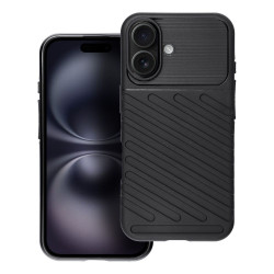 Viedtālruņa aizmugurējais vāciņš Apple Iphone 16 iPhone 16 Melna